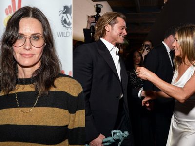"Sintió todo su dolor" sale a la luz la verdad entre Jennifer Aniston, Courteney Cox y ¡Brad Pitt!