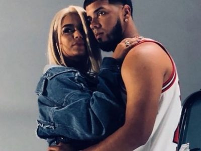 ¡Contrólate! Karol G le pega un empujón a Anuel AA para que la suelte ¿Esta molesta?