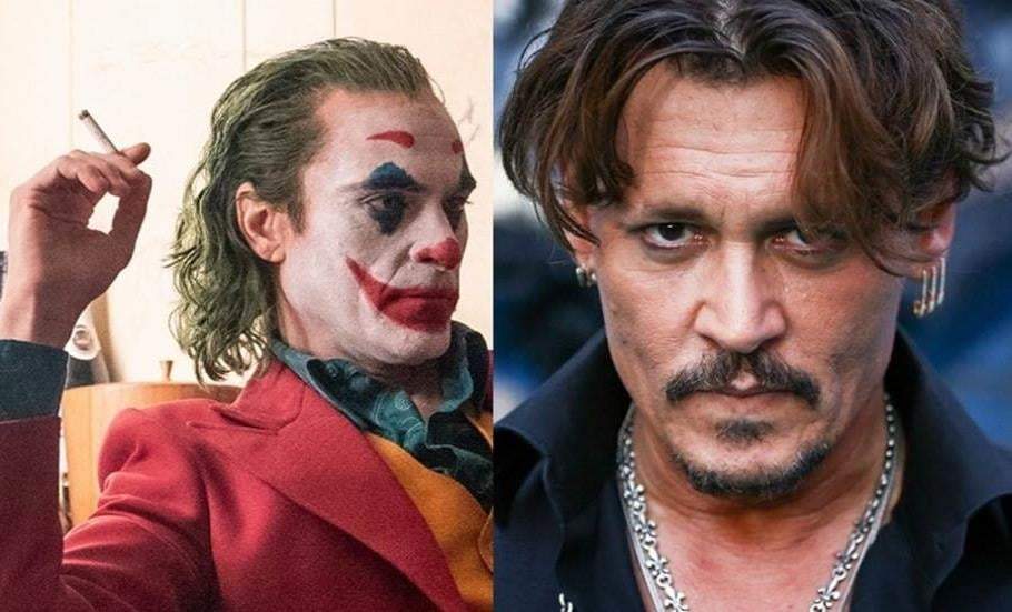 Johnny Depp y el Joker. Fuente: (Twitter)
