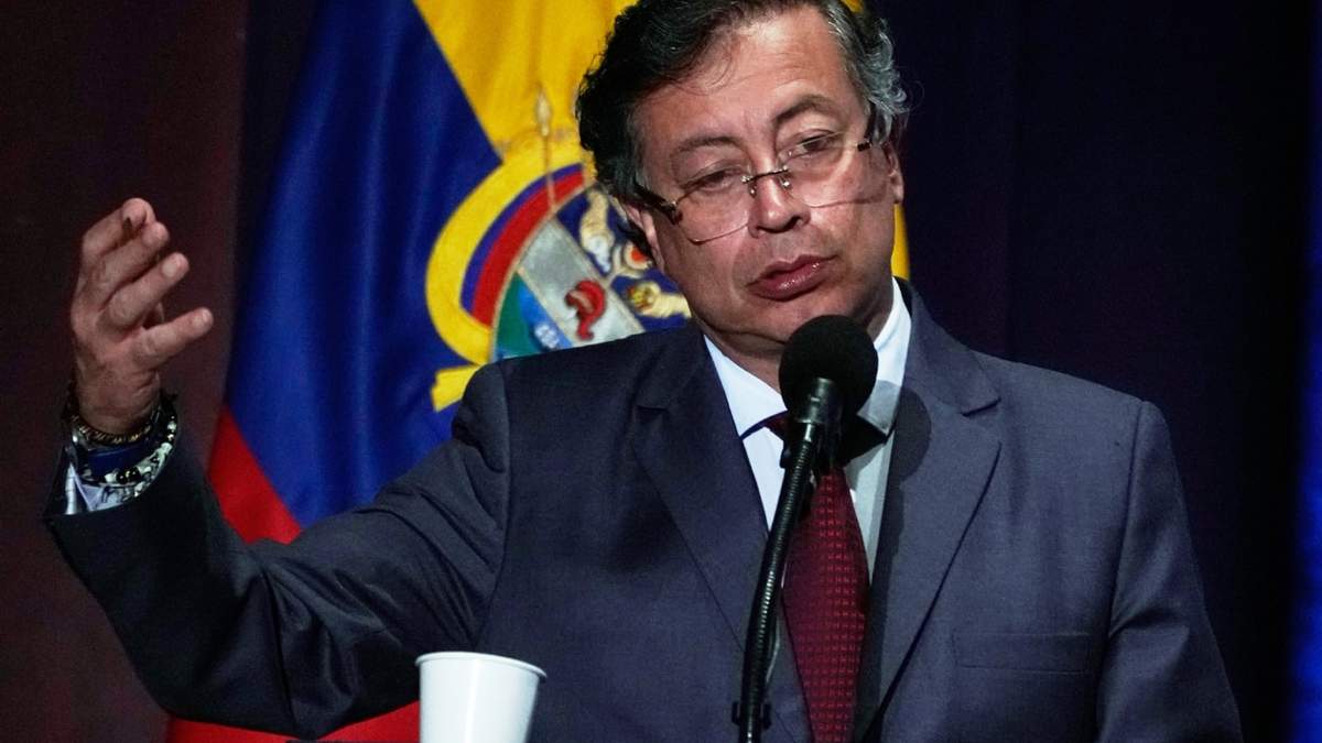 El presidente de Colombia, Gustavo Petro, en Bogotá