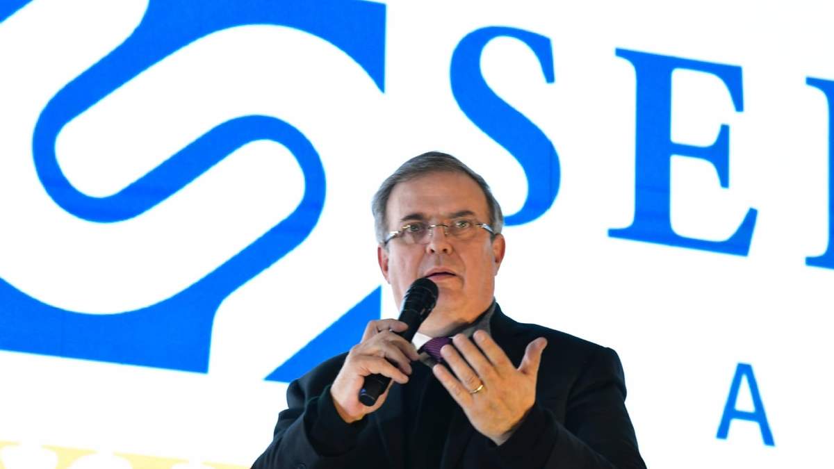 El canciller Marcelo Ebrard