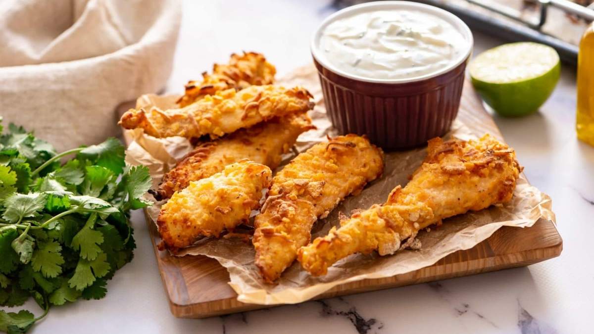 Tiritas de pollo. Fuente: (Instagram)