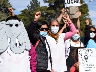El personal de Salud autoconvocado rechaza el paro de ATE