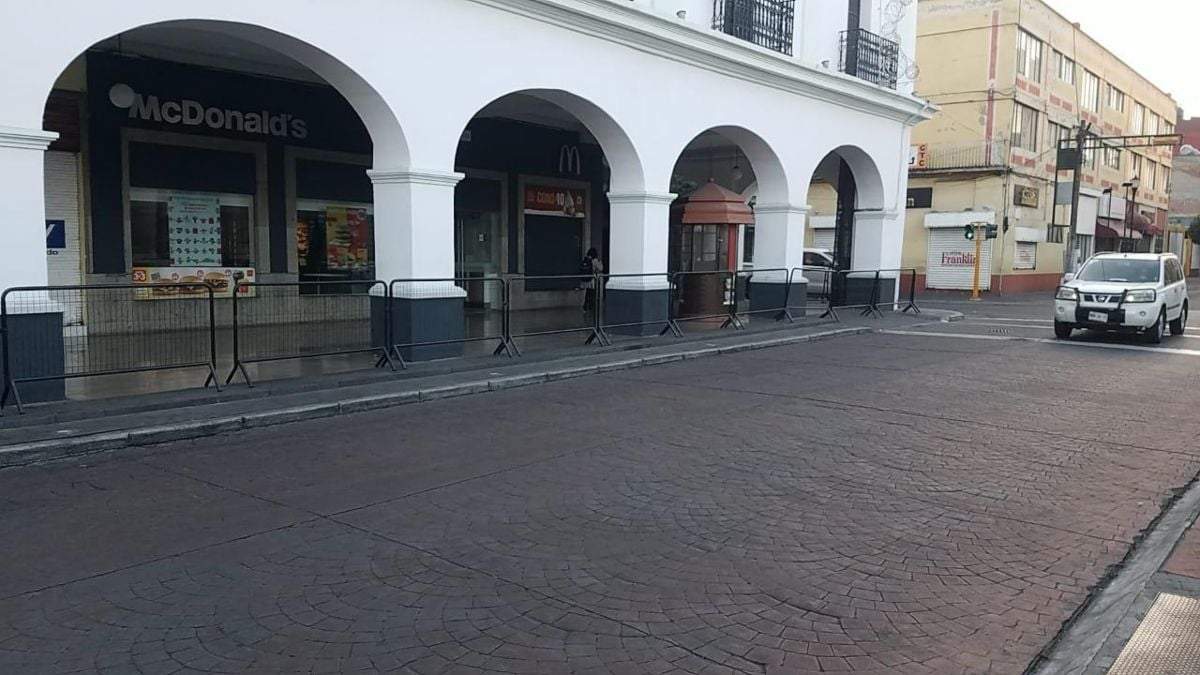 Cierre de negocios en Toluca por el covid-19