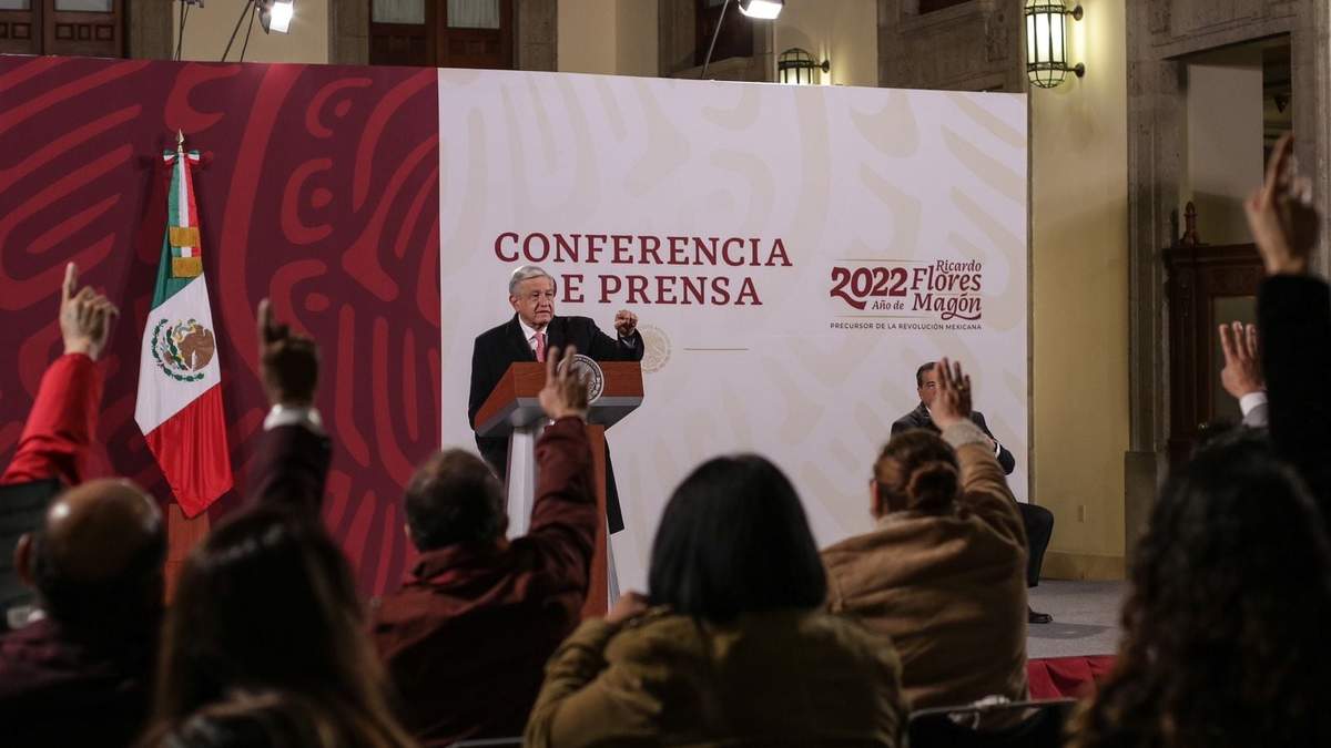 El presidente en Palacio Nacional