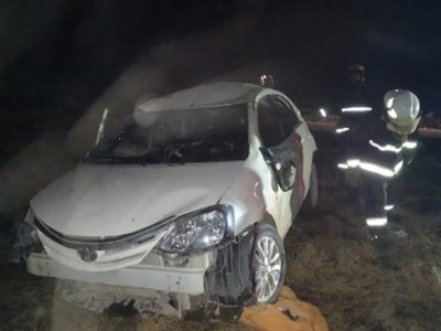 Una familia de Cipolletti protagonizó un impactante vuelco