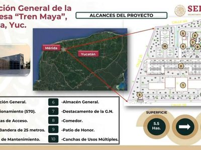 El Tren Maya contará con edificio central en Mérida; es construido por la Sedena