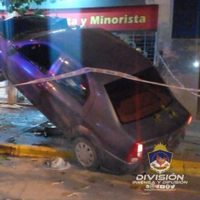 Un conductor alcoholizado chocó contra un árbol