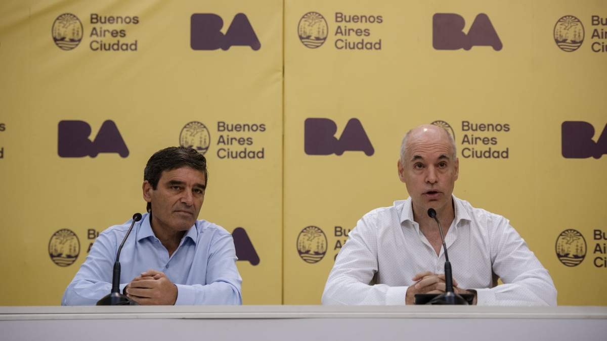 Fernán Quirós y Horacio Rodríguez Larreta. Fuente: (Twitter)
