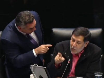 “Alito” y Noroña chocan en el Senado; “¡no me ponga el dedo encima!”, “¡no me grite!” (Video)