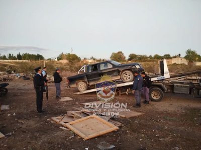 Le robaron la camioneta y un día después la Policía la encontró
