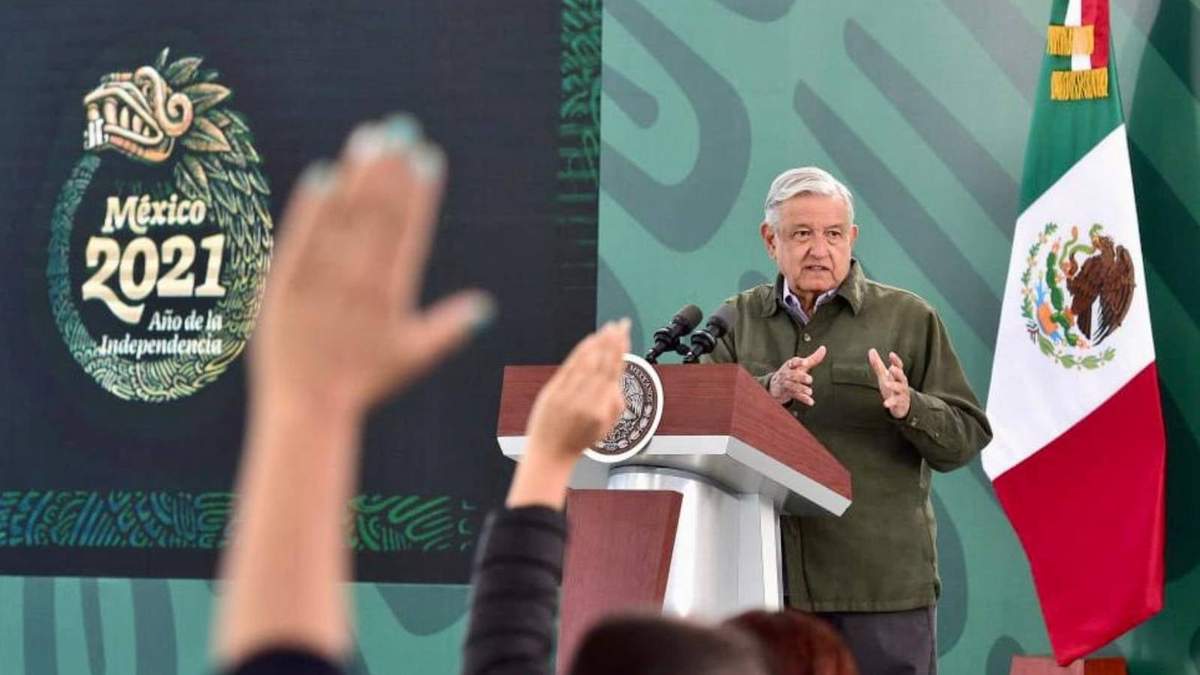 El presidente López Obrador