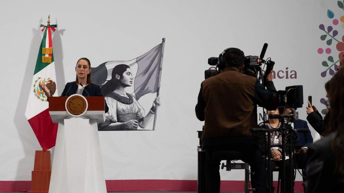 Claudia Sheinbaum en la conferencia del lunes