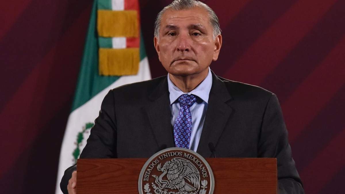El funcionario durante la conferencia matutina de este lunes