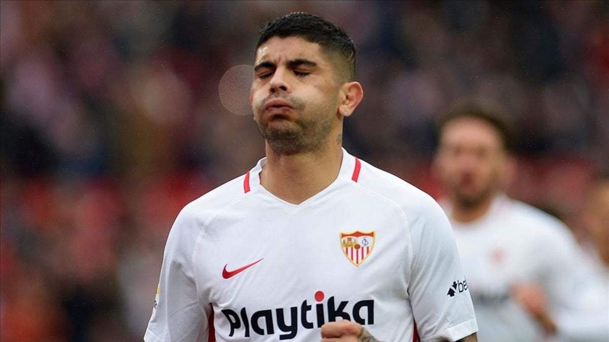 Éver Banega. Fuente: (Twitter).