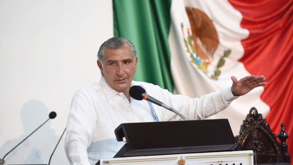 El gobernador Adán Augusto