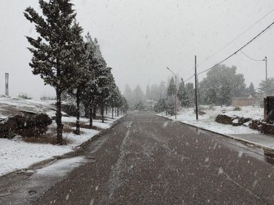 Alerta por nevadas en la cordillera de Neuquén y lluvias en Neuquén capital a partir del domingo