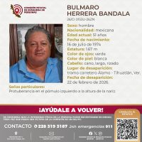 El camionero Bulmaro Herrera desapareció durante narcobloqueos en Veracruz