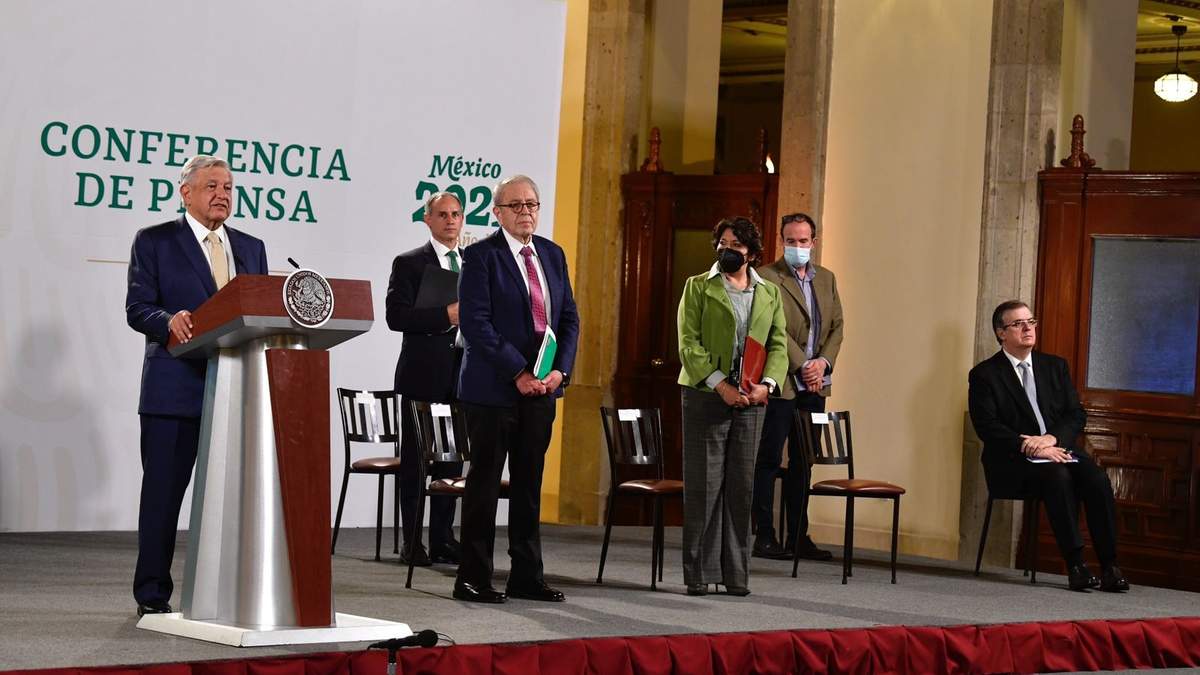 El presidente en su conferencia matutina