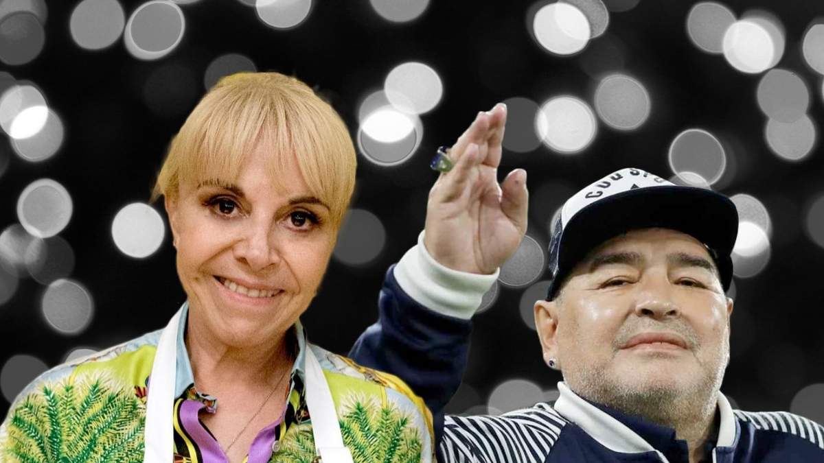 Claudia Villafañe y Diego Maradona. Fuente: (Minuto Neuquén)