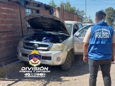 Recuperaron en Neuquén capital una camioneta robada hace dos años en Cipoletti