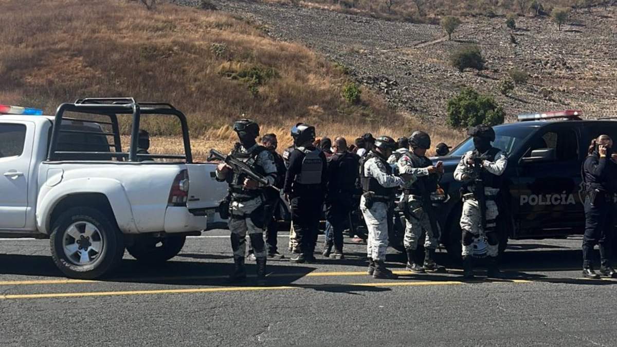 Cuerpos de seguridad arribaron al sitio