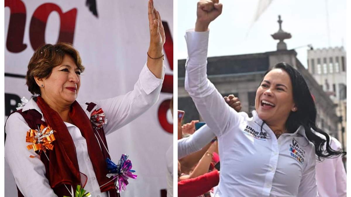 Delfina Gómez y Alejandra del Moral