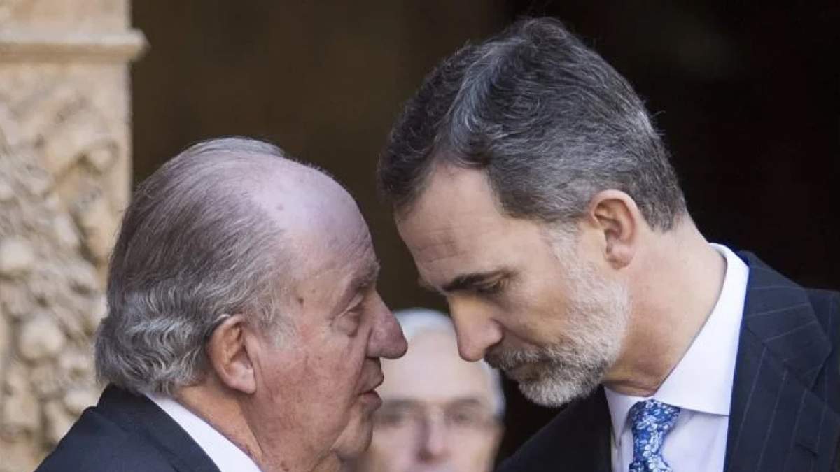 Juan Carlos I y el Rey Felipe VI. Fuente: (Instagram)