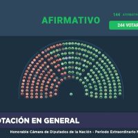 El festejo del PRO y La Libertad Avanza tras la media sanción del proyecto de Ficha Limpia