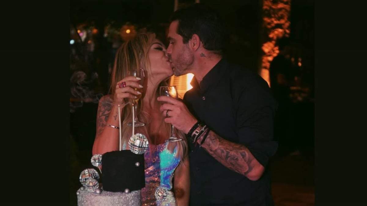 Fernando Gago y Verónica Laffitte. Fuente: (X)