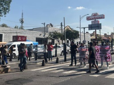 Vecinos protestan contra proyecto residencial en Fuentes Brotantes en Tlalpan