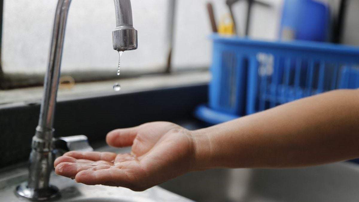 La SCPL corta el agua en Comodoro Rivadavia. Fuente: (Twitter)