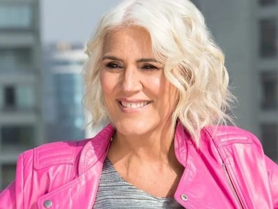 Débora D’Amato irrumpió con un conjunto que vibra elegancia y audacia sin perder frescura