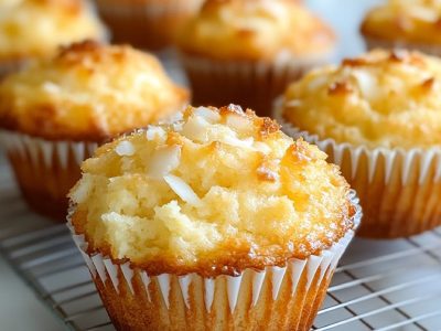 Muffins de coco sin harina ni azúcar: una receta proteica con solo 3 ingredientes que te va a salvar la merienda