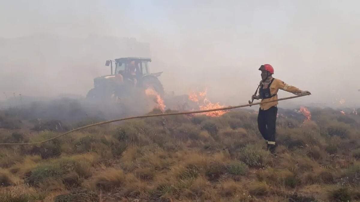 Incendios en la Patagonia. Fuente (Infolosandes).