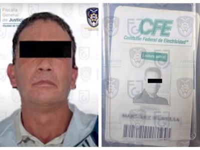 Cae violador serial en la CDMX; usó credencial falsa de la CFE para engañar a 10 víctimas