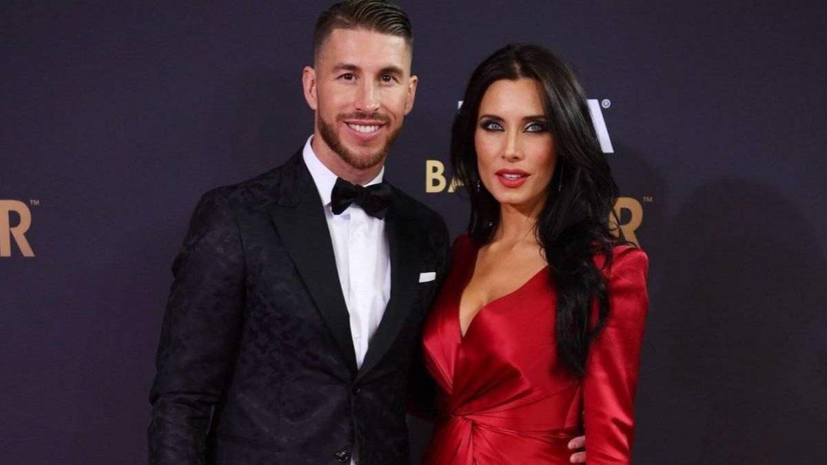 Sergio Ramos y Pilar Rubio. Fuente: (Twitter)