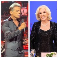 Luis Miguel bajó del escenario para besar a la periodista argentina, Mirtha Legrand (Video)