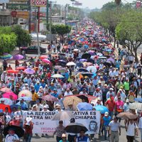 En Chiapas, el magisterial se vuelve movimiento social