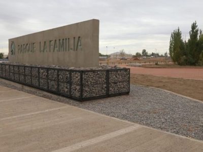 Parque La Familia estará listo en septiembre: 800 metros cuadrados para actividades deportivas
