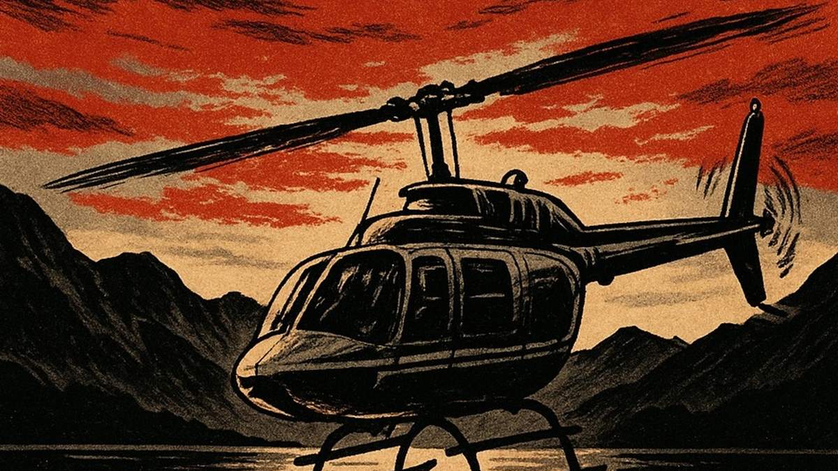 El día que un helicóptero que trabajaba para MTV se estrelló en el dique Potrerillos
