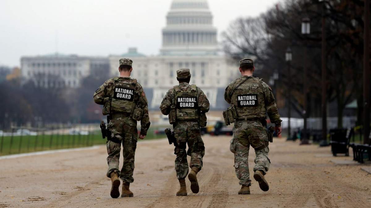 Efectivos de la Guardia Nacional en Washington