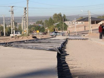 Neuquén Capital: avanza la pavimentación de una importante avenida