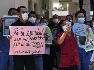 Protesta por falta de insumos y material deficiente llega al INER (Video)