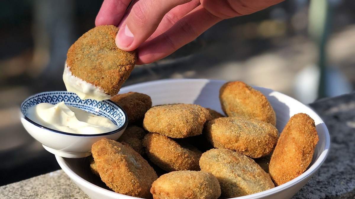 Nuggets de garbanzo. Fuente: (Instagram)