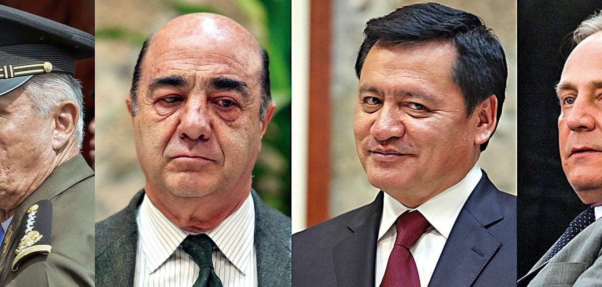 Cienfuegos, Murillo Karam, Osorio Chong e Ímaz. Testimonios pendientes