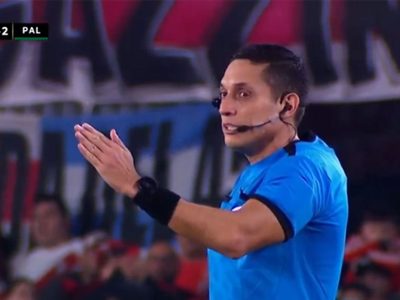 El "Baiteo" del árbitro que dirigió River-Palmeiras