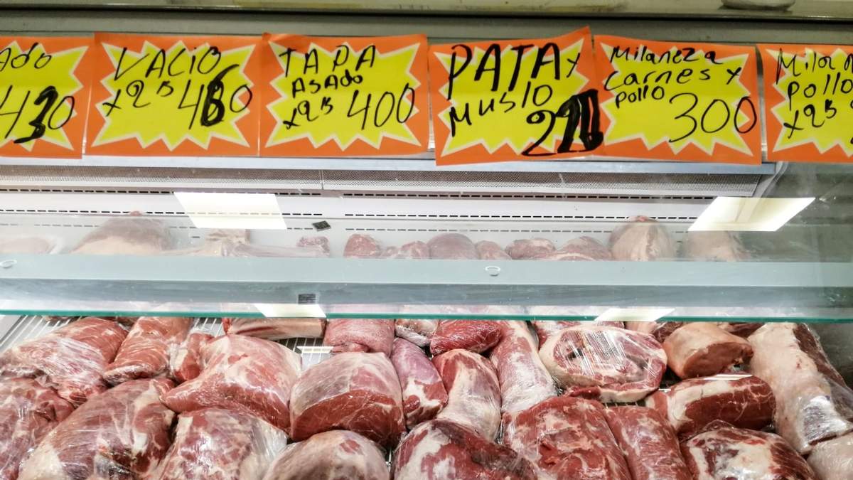 Carnicería argentina. Fuente: (Twitter)