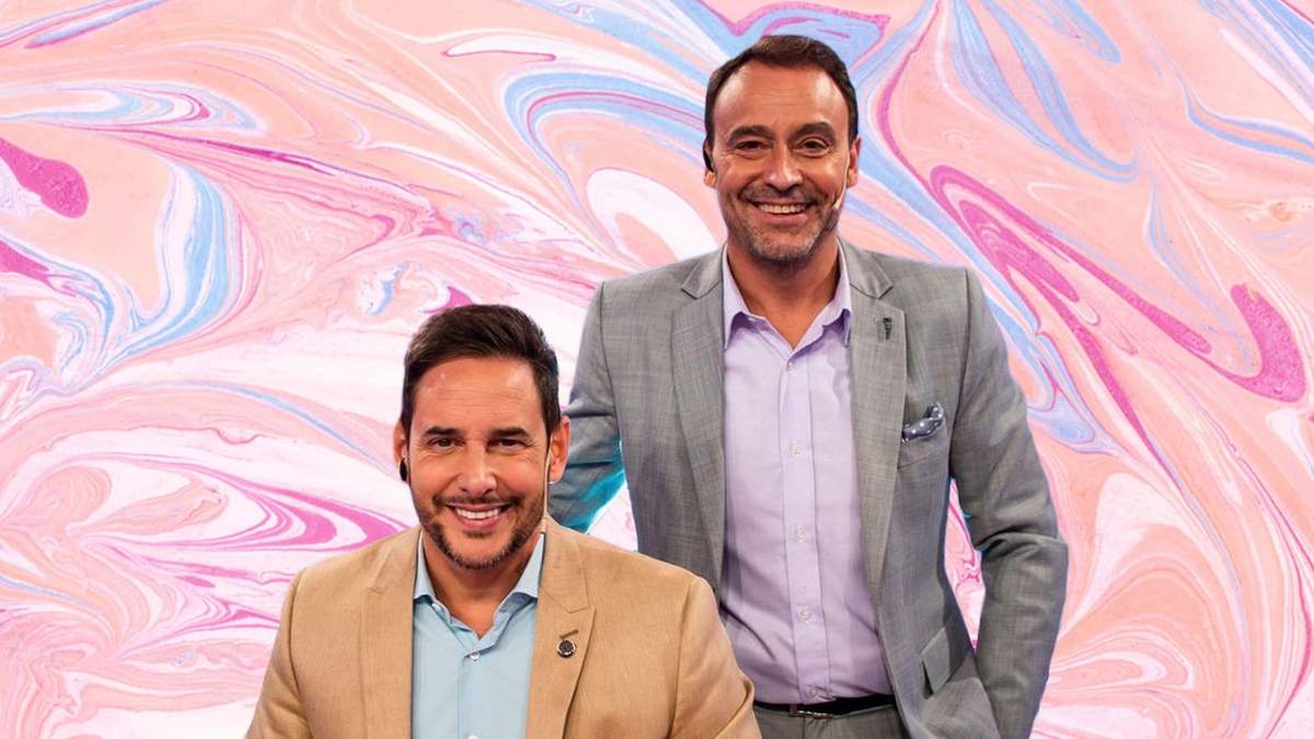 Rodrigo Lussich y Adrián Pallares, conductores de "Socios del Espectáculo". Fuente: (Minuto Neuquén)