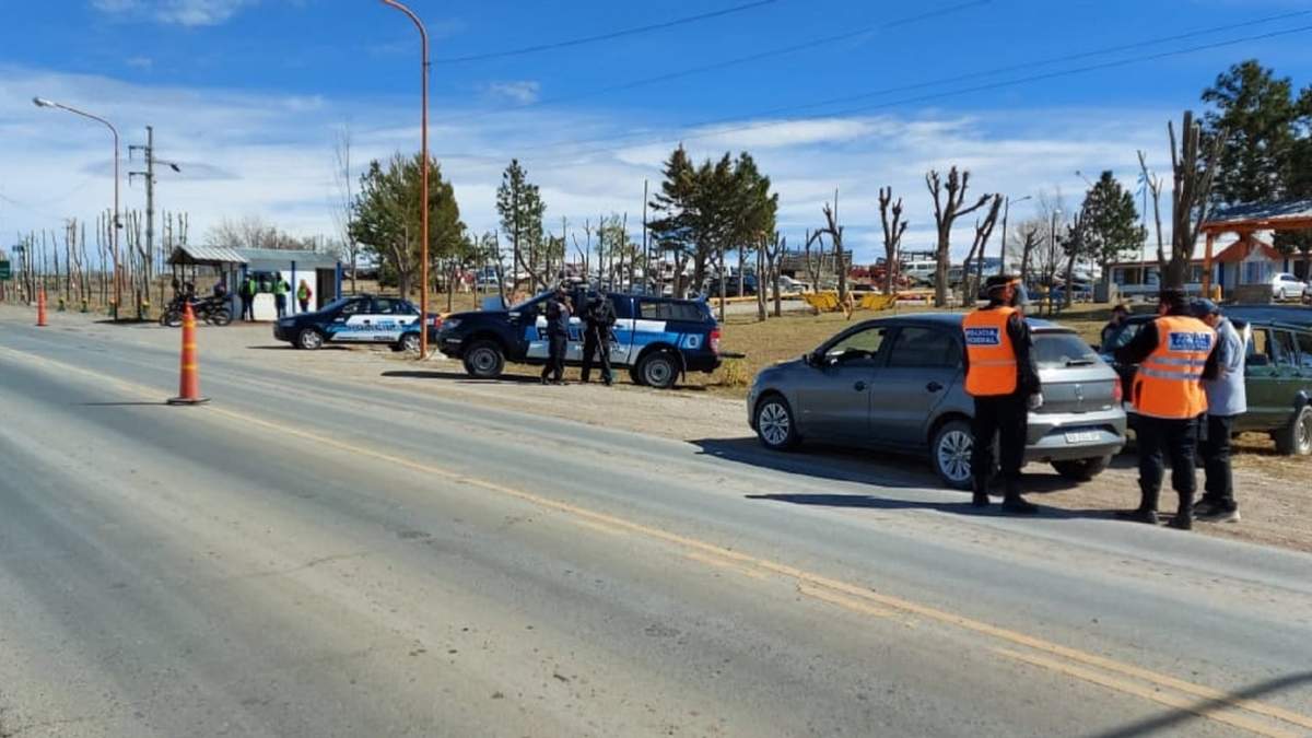 Controles sobre Ruta Nacional N° 22. Fuente: (Twitter)